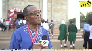 Mike Mutungi   I Choose Life Africa, During Kenya Science and Engineering Fair 2024 At Moi Girls Hig
