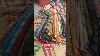cut pieces 9440653258 #rudracollections #cutpieces #cutbits #cutsarees #cutsaree