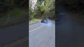 Drifting a Closed Backroad In my Hellcat!
