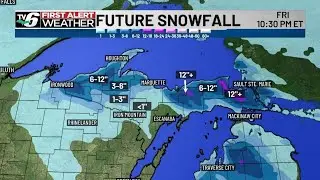 FIRST ALERT: Snowy hazards in parts of the Western and Eastern UP; chilly northwest winds