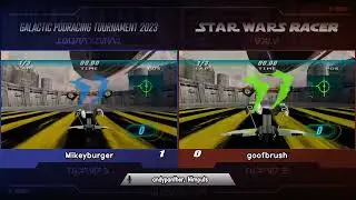 Mikeyburger vs goofbrush. Grand Finals Star Wars Ep1 Racer Tournament 2023 Part 2