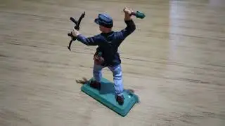 Set de soldaditos de pl&aacute;stico video35 Panzer troops Marca DSG tipo #britains #deetails