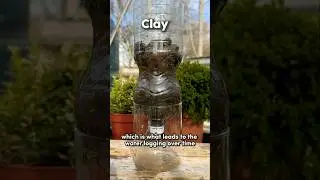Clay vs Sand vs Loam Soil: Drainage Test
