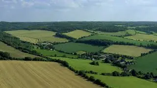 British Countryside 4K Drone Footage (Fields & Meadows) | DOWNLOAD 4K AERIAL DRONE FOOTAGE