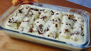 Custard Milk Cream Roll Dessert - Delicious and Easy #dessert #food