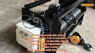 2 Ton Electric Hoist | 15 Mtr Lifting Height | FLP Motor & Brake | Heavy Duty Industrial Hoist