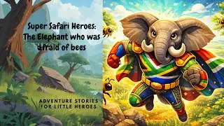Episode 5 | Super Safari Heroes | The Elephant who was afraid of bees | Kids bed time stories