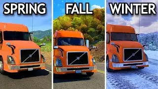 American Truck Simulator - How to Get Different Seasons (Fall, Winter, Spring) Mod Tutorial
