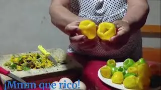 &iexcl;Aprende a cocinar chiles canarios rellenos de quesillo! Riquisiiimo