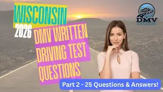 2026 Wisconsin DMV Written Driving Permit Test Study Guide - Part 2