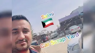Kuwait Salmi car Scrap Yard #kuwait_scrap 