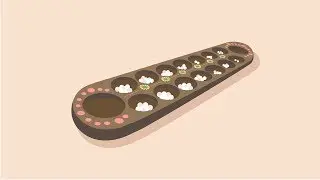 Indonesian Traditional Game - Congklak (Motion Graphic)