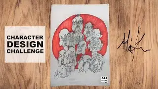 Character Design Challenge | Chubby Cheek | Ali Khaled Elewa