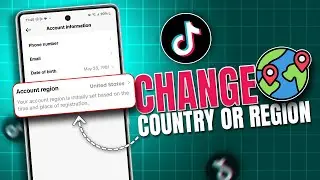 How To Change TikTok Account Country Or Region On Android | Update TikTok Location