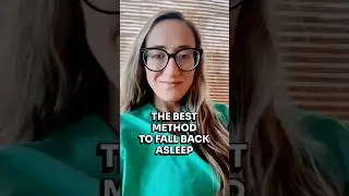 #1 Sleep Hack from a Surgeon! This is the best way I have found to fall back asleep at night 🙌😴