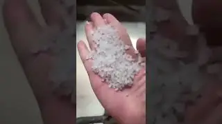 low density polyethylene granules.