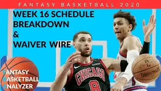 Week 16 NBA Fantasy Lineup and Waiver Wire Advice - Fantasy Basketball 2020