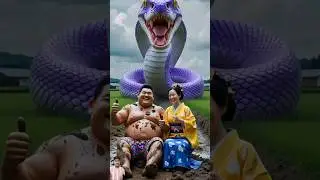 🧡Evolution of Baby : snake Attack on Sumo wrestler with Family #cat#cute#love#shorts ceiuv08