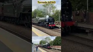 Tornado 60163 live steam engine blasting out! Lea Road 3/5/2025