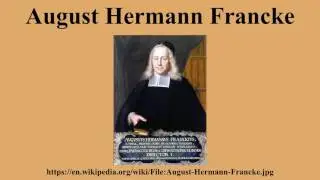 August Hermann Francke
