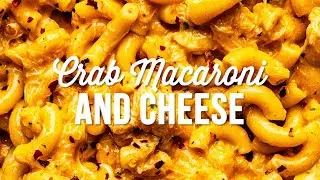 Crab Mac And Cheese { Super Yummy! } | Supergolden Bakes