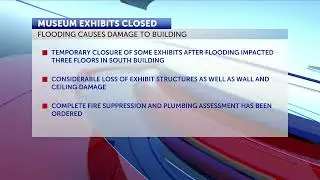 Part of St. Joseph Museum Exhibit temporarily closed due to flooding