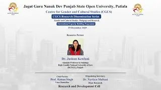 CGCS Research Dissemination Series (Gender and Cultural Studies: Pedagogy and Research) Day -4