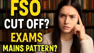 FSO EXPECTED CUT OFF? FSO MAINS EXAM PATTERN #fso #forestsectionofficer #azzuacademy 