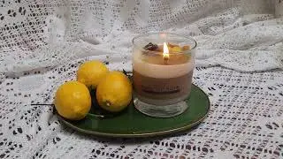 Unboxing Our Handmade Large Glass Lemon Candle | Beauty Scents Soy Candles