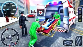 Emergency Ambulance Rescue Simulator 3D - Ambulance Driver Simulator Game - Android Gameplay