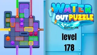 Water out puzzle level 178 Walkthrough Solution 