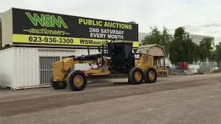 2011 CAT 120M Motor Grader For Auction December 14th 2019