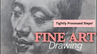 Fine Art Drawing - What is it and How to draw? / Tight & Dense Stepping Tutorial