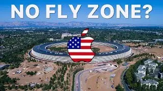 ILLEGAL DRONE FLYING OVER APPLE PARK? - July 4th Update in 4K