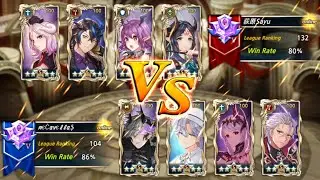 [King's Raid] League of Victory with Three Primal Demons and 1 Elf Princess