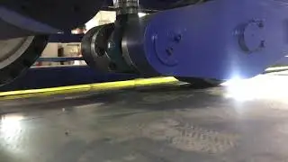 Planishing welding seam