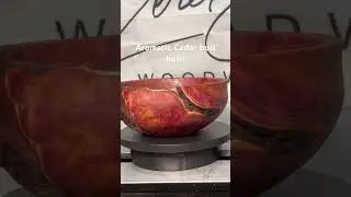 Turning Aromatic Cedar Burl into a Rustic Bowl - It's Incredible!