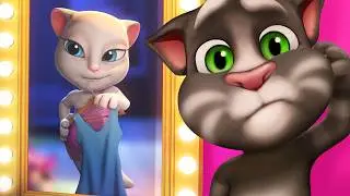 Talking Tom Shorts 👗 What Should Angela Wear? Concert Style Panic! | Kids Shows & Cartoons
