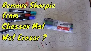 Does Wet Erase Remove Permanent Pen from Chessex Vinyl Mat?