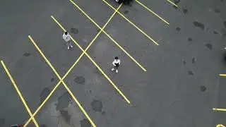 quick shots (circle) of parking lot. ADE.A