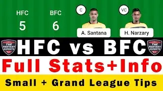 HFC vs BFC Dream11 Team  | Hyderabad FC vs Bengaluru FC Dream11 Team | Indian Super League