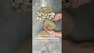 ❤️Простая техника создания банта в деревенском стиле!