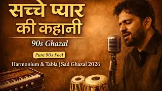 सच्चे प्यार की कहानी | 90s Ghazal | Harmonium & Tabla | Sad Ghazal 2026