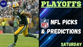Saturday NFL Playoffs Best Picks, Props, Futures, & Predictions! Rams Vs Panthers I Packers Vs Bears