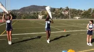 How to Use Poms, Signs & Megs | Cheerleading