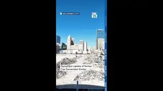 Former Cox Convention Center demolition