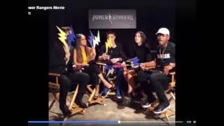 Power Rangers Cast Facebook Live 10/10/16
