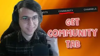 HOW TO GET COMMUNITY TAB ON YOUTUBE