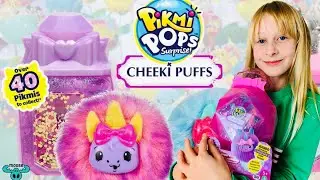 NEW PIKMI POP CHEEKI PUFFS UNBOXING | LOUISE'S UNICORN POWER PUFF GIRL