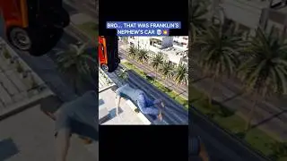 Michael Made a HUGE Mistake 💀🔥 |He Found It Was Franklin&rsquo;s Nephew😳 #shorts #gta5 #epicgames #car